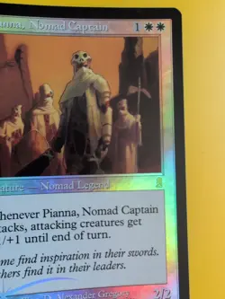 Pianna, Nomad Captain. Legend MTG Card. Odyssey.Old Border FOIL. - Image 4