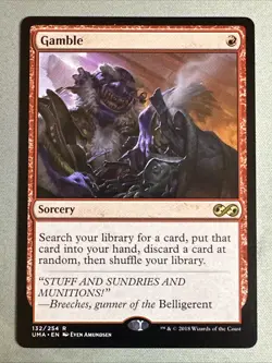 MTG / Gamble / UMA / #132 / Regular / Rare / NM - Image 1