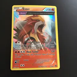 Entei 15/98 Reverse Holo Rare XY Ancient Origins Pokemon TCG Card - Image 1