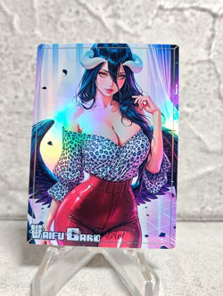 Albedo Trading Card Waifu Goddess Story Anime Girl holo Karte Manga Art Full Art - Image 1