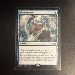 Flusterstorm Regular MH1 Promo Card Modern Horizons 1st Edition - Image 1