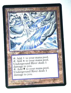 Magic The Gathering * MTG * Underground River * Ice Age * LP - Image 1