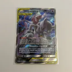 Pokemon Mewtwo & Mew GX SM191 SM Promo Tag Team Holo 270 HP Card - Image 1