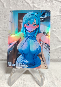Bulma DBZ Trading Card Waifu Goddess Story Anime Girl holo Karte Manga Art Full - Image 1