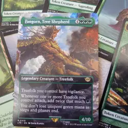 Commander Magic Deck MTG Cards = ALL 100 ***Pure Green TREEFOLK Fangorn ENT Rare - Image 1
