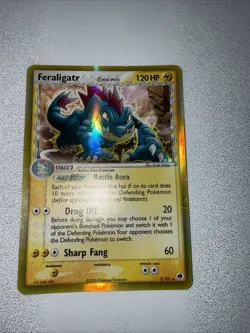Feraligatr Delta Species 2/101 STAMPED Dragon Frontiers: Reverse Holo Card 2006 - Image 1