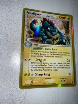 Feraligatr Delta Species 2/101 STAMPED Dragon Frontiers: Reverse Holo Card 2006 - Image 2