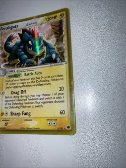 Feraligatr Delta Species 2/101 STAMPED Dragon Frontiers: Reverse Holo Card 2006 - Image 3
