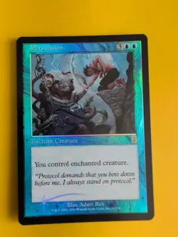 Persuasion. Enchant Creature. MTG Card. Odyssey.Old Border FOIL. - Image 1