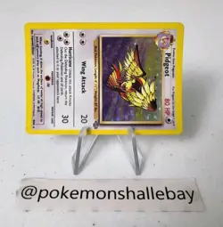 Pidgeot 8/64 - Jungle Set *MP-LP* Holo Rare Pokemon Card - Image 3