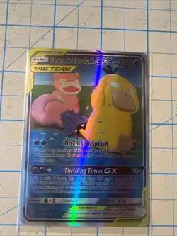 Custom Slowpoke&psyduck Gx Fun Fan Art (Custom Made Card) Pokemon Card - Image 1