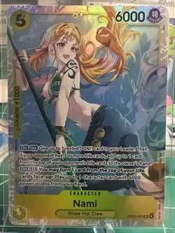 One Piece CCG Nami Nami Super Rare Foil Card EB-03 English - Image 1