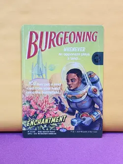 1x BORDERLESS ALT ART Burgeoning, NM, SPG, Magic: the Gathering, MtG - Image 1