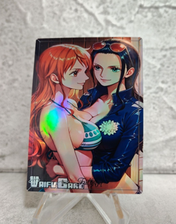 Nami Trading Card Waifu Goddess Story Anime Girl holo Karte Manga Art Full Art - Image 1