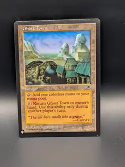MTG - Ghost Town - Normal - Land (C) - TMP LIST #318 - UC - Image 1