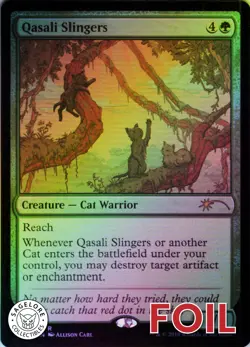 Qasali Slingers - Foil - Secret Lair OMG KITTIES! - 24 NM - Image 1