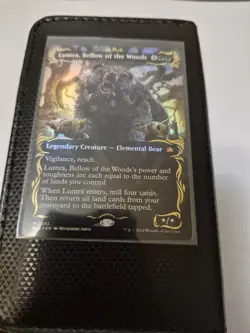 Magic the Gathering Lumra, Bellow of the Woods Raised Foil Borderless #343 - Image 2