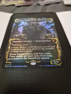Magic the Gathering Lumra, Bellow of the Woods Raised Foil Borderless #343 - Image 3