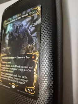 Magic the Gathering Lumra, Bellow of the Woods Raised Foil Borderless #343 - Image 4