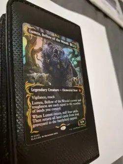 Magic the Gathering Lumra, Bellow of the Woods Raised Foil Borderless #343 - Image 5