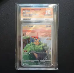Pokemon Victini #208 Ace 10 Gem Mint 2025 Black Star Promo - Image 1