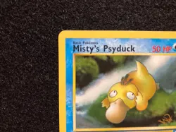 Misty's Psyduck 54/132 W Stamp Promo Pokemon Gym Heroes WoTC MP - Image 2