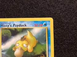 Misty's Psyduck 54/132 W Stamp Promo Pokemon Gym Heroes WoTC MP - Image 3