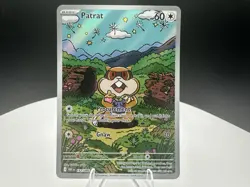 Pokemon Patrat 152/086 Sv: White Flare Illustration Rare Full Art Holo 60 HP EN - Image 1