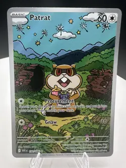 Pokemon Patrat 152/086 Sv: White Flare Illustration Rare Full Art Holo 60 HP EN - Image 3