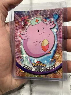 CHANSEY #113 - Topps Blue Logo - TV Animation - NON-HOLO - POKEMON CARD - NM/MT - Image 2