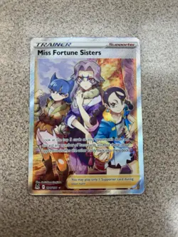 🔥 Pokemon - Miss Fortune Sisters (Full Art) 194/196 Swsh11: Lost Origin Holo 🔥 - Image 1