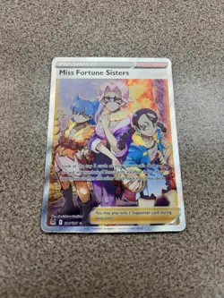 🔥 Pokemon - Miss Fortune Sisters (Full Art) 194/196 Swsh11: Lost Origin Holo 🔥 - Image 2