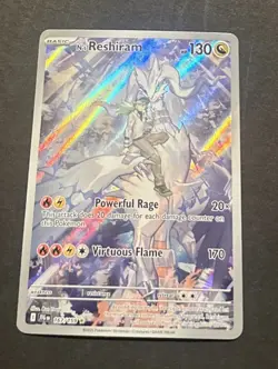 2025 POKEMON SCARLET & VIOLET JOURNEY TOGETHER N’S RESHIRAM ILLUSTRATION RARE - Image 1
