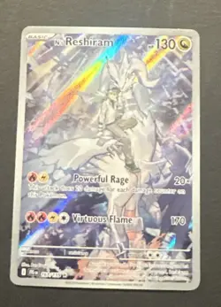 2025 POKEMON SCARLET & VIOLET JOURNEY TOGETHER N’S RESHIRAM ILLUSTRATION RARE - Image 5