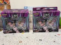 Pokemon TCG: SOLD AS PAIR Mew VMAX League Battle Deck Fusion Strike Sealed - Image 1