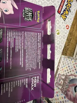 Pokemon TCG: SOLD AS PAIR Mew VMAX League Battle Deck Fusion Strike Sealed - Image 5