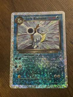 Pokemon Dark Blastoise Legendary Collection Reverse Holo 4/110 Very Light Play - Image 1