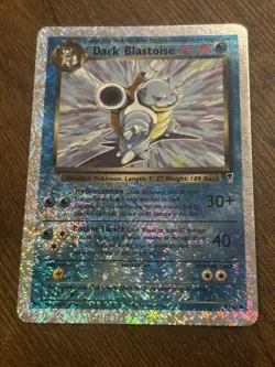 Pokemon Dark Blastoise Legendary Collection Reverse Holo 4/110 Very Light Play - Image 2