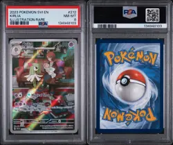 2023 POKEMON SVI EN-SCARLET & VIOLET 212 KIRLIA ILLUSTRATION RARE PSA 8 - Image 3