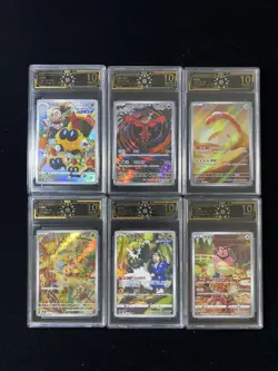 Lot*12 Pokemon TCG S-CHN AR Swablu Minior pikachu Holo OCD10(same as PSA10) JL89 - Image 1