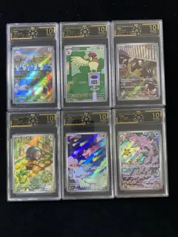 Lot*12 Pokemon TCG S-CHN AR Swablu Minior pikachu Holo OCD10(same as PSA10) JL89 - Image 3