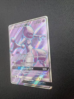 Pokemon TCG Mewtwo GX 72/73 Shining Legends Holo Full Art English 2017 - NM - Image 3
