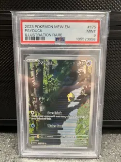 2023 Pokemon Mew En-151 #175 Psyduck Illustration Rare PSA 9 - Image 1