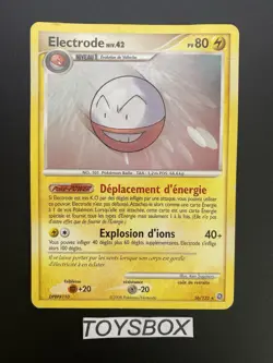 Carte Pokemon Electrode 26/132 / Bloc DP Merveilles Secretes / Bon Etat FR - Image 2