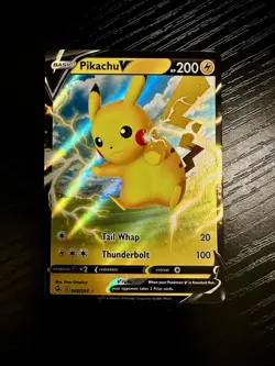 NM Pikachu V 086/264 Swsh08: Fusion Strike Holo - Image 1
