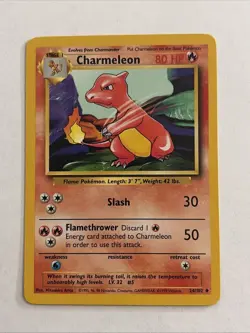 Pokemon TCG Charmeleon 24/102 LP Non-holo - Image 1