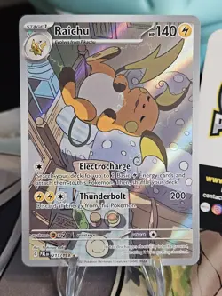 Raichu - 211/193 Paldea Evolved Illustration Rare Pokemon TCG Card NM - Image 1