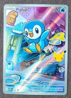 Pokemon Piplup 042 First Partner Illustrator Pack Promo NM - Image 1