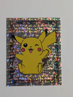 Pokemon Pikachu #S6 Merlin Sticker Series 1 Topps Holo - Image 1