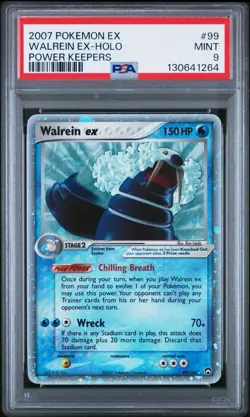 Pokemon Walrein ex 99/108 - EX Power Keepers Holo Ultra Rare 2007 - PSA 9 - Image 1
